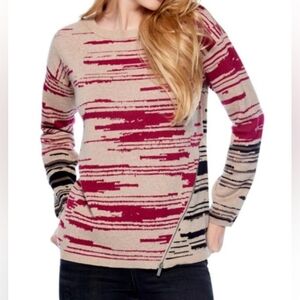 NWOT Nic+Zoe 'This and That' crew neck sweater